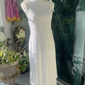 White sun dress